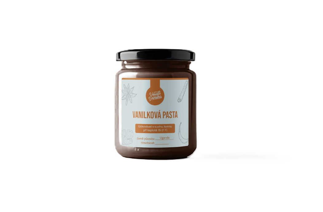Vanilkova pasta z Ugandy